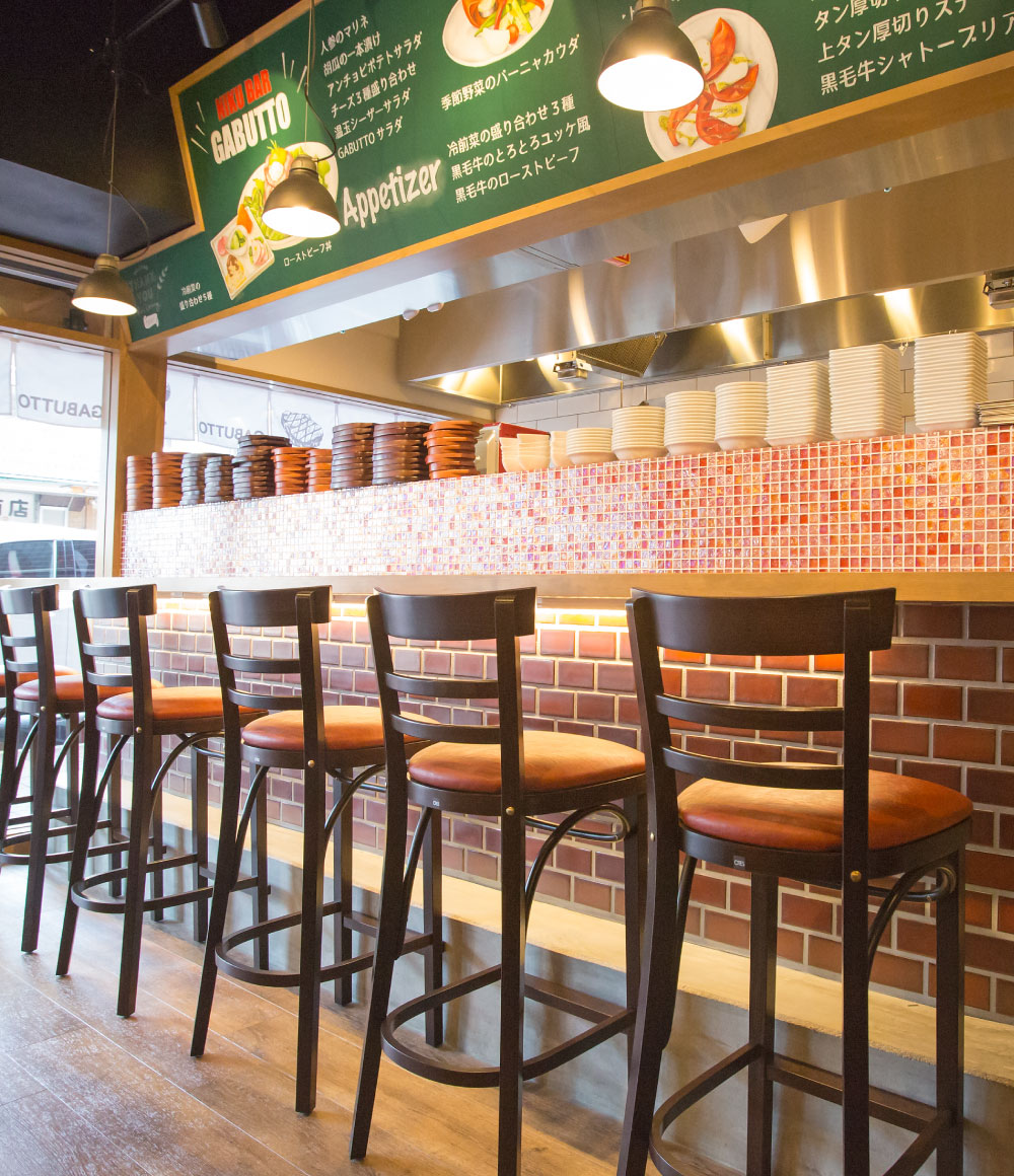 カウンターのお客さん